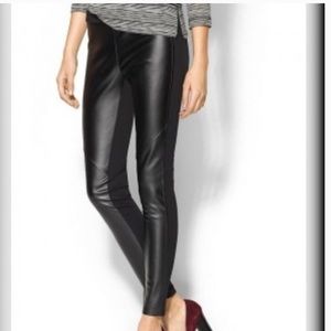 Michael Kors Faux leather front leggings